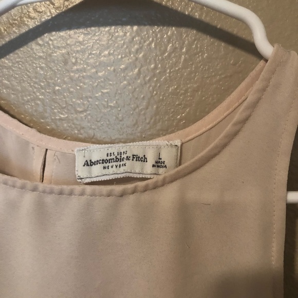 Abercrombie and Fitch Blush Tank Top with Ruffle Detailing - Picture 4 of 5